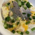 yu228's cooksnap of when they made 3分クッキング☆半熟卵と鯖缶の丼.