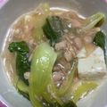 たべたべこ's cooksnap of when they made 冷やしても美味☆チンゲン菜と豆腐のツナ煮.