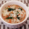あーこ姐's cooksnap of when they made 離乳食＊しらす納豆ほうれん草おじや.