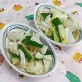 赤い電話's cooksnap of when they made キャベツときゅうりのおかか和えサラダ.