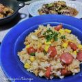 かおりかざり's cooksnap of when they made 焦がし醤油のクミンバターコーン焼き飯.