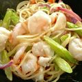 のーべるわんこ's cooksnap of when they made 海老とアスパラのレモン風味パスタ♫♪♬.