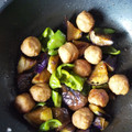 クック3BDQWF☆'s cooksnap of when they made ◆茄子とピーマンと肉団子の甘辛炒め◆.