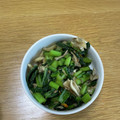 ゆーちゃんご飯's cooksnap of when they made 小松菜と舞茸の炒め物♪オイスターソース.