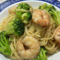 ささッこ's cooksnap of when they made 海老とルッコラのぺペロンチーノ.