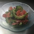 亜実由's cooksnap of when they made ゴーヤとトマトのサラダ.