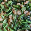 みっくぐー's cooksnap of when they made 小松菜大量消費＊エビと小松菜の中華炒め.
