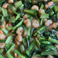 みっくぐー's cooksnap of when they made 小松菜大量消費＊エビと小松菜の中華炒め.