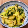はちになママ☆'s cooksnap of when they made 材料は１つ！セロリのきんぴら.