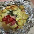 oda5yoko's cooksnap of when they made ズッキーニのマヨチーズ焼き.