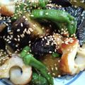 ひっこ's cooksnap of when they made ☆なす&ちくわの甘辛味噌炒め☆.