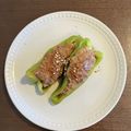 °＊このは＊°'s cooksnap of when they made ピーマンの柚子胡椒肉詰め.