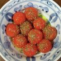 ワタまさちゃん's cooksnap of when they made プチトマトの美肌マリネ【作りおき】.