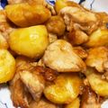 ninanina310's cooksnap of when they made 簡単！鶏肉とじゃがいもの甘辛胡麻照り焼き.