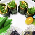 かえるとてんとう虫's cooksnap of when they made ちくわチーズ＋青紫蘇♪海苔巻き風.