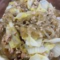 LoveMyLife's cooksnap of when they made 豚ひき肉と白菜のオイスター煮.