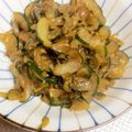 kaoleee's cooksnap of when they made 【農家のレシピ】キュウリのキンピラ.