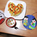 さるぱんだ's cooksnap of when they made 星がきらめくハートの七夕ちらし寿司.