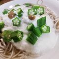 ウッシー母's cooksnap of when they made とろろなめこそば.