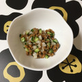puniＫ's cooksnap of when they made 納豆と刻んだ浅漬け.