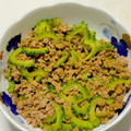 ピョンちゃん★'s cooksnap of when they made ゴーヤと豚挽き肉のカレー炒め～♪♪.