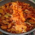 makichaki's cooksnap of when they made フライパンでドーン！簡単チーズタッカルビ.