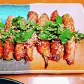 ♡ここはな♡'s cooksnap of when they made 味付けは焼肉のタレ！オクラの豚肉巻き.