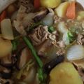 ameうめ's cooksnap of when they made 新じゃがの肉じゃが.