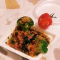 私市ビッキーズ津門巳's cooksnap of when they made カレー味 ブロッコリー&葱汁溢れ昆布納豆.