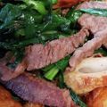 こずっぺ's cooksnap of when they made 簡単 早い！ 牛肉 ニラの 胡麻油炒め♪.