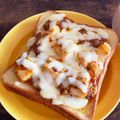 野比のびえ's cooksnap of when they made 麻婆豆腐トースト☆リメイク.