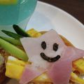 ミラブル's cooksnap of when they made 流れ星☆彡 七夕そうめん★いなり寿司♪.