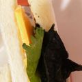 ふぁんころ's cooksnap of when they made チーズと大葉と海苔のサンドイッチ♪.