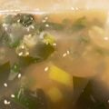ソフコン's cooksnap of when they made 5分で【白ねぎとわかめのスープ】　.