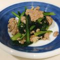 ちえぞ〜's cooksnap of when they made 小松菜と豚挽肉のナンプラー炒め.