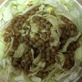 かおり♡♡♡'s cooksnap of when they made 納豆の食べ方inキャベツ.