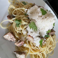 ぷーとんR's cooksnap of when they made イワシ缶と大根おろしの和風パスタ.