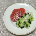 おはなすき's cooksnap of when they made 簡単☆白菜・わかめとトマトの和風サラダ♪.