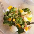 月✳Iris's cooksnap of when they made ブロッコリーとえびとゆで卵のサラダ♪.
