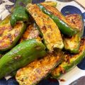 ふわっこ7's cooksnap of when they made 鶏ひき肉で和風ピーマンの肉詰め.