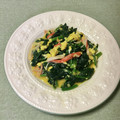 コムギ大好き's cooksnap of when they made ほうれん草とカニカマ の卵とじ.