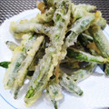 ひっこ's cooksnap of when they made インゲン豆の天ぷら！旬！簡単！！.