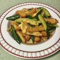コムギ大好き's cooksnap of when they made ハリッサでいっきに極める胡瓜とさつま揚げ.