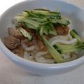 きっくぱっど's cooksnap of when they made 蒸し鶏ときゅうりのぶっかけうどん.