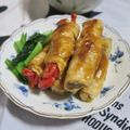 mmameco's cooksnap of when they made なすを豚バラでマキマキ照り焼き.