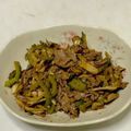 ピョンちゃん★'s cooksnap of when they made ゴーヤ♡牛肉のオイスターソース炒め.
