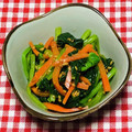 tokotann's cooksnap of when they made ほうれん草と人参の胡麻和え.