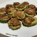 上海まーか's cooksnap of when they made 簡単☆ゴーヤの肉詰め♪ピリ辛おつまみに♪.