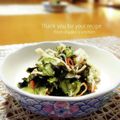inyako's cooksnap of when they made きゅうり・わかめ・カニカマ・しらすの酢物.