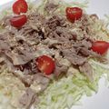 ごんべい君's cooksnap of when they made *カリカリ豚サラダ*和レモンマヨソース*.